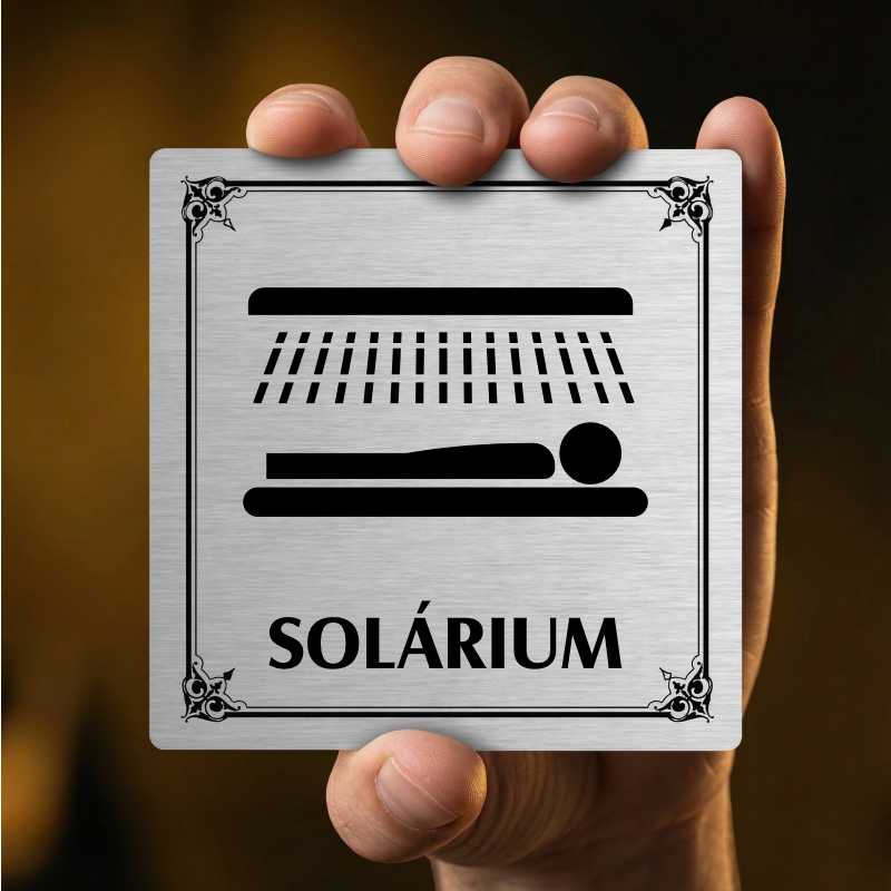 Solárium, 118x118mm, zlatá, Nevada